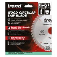 Trend Wood Cordless Circular Saw Blade - 140mm dia x 1.8 kerf x 20 bore 12T