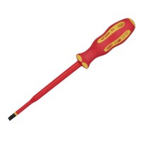 XP1000 VDE Slimline Plain Slot Screwdriver, 6.5 x 150mm - 02162