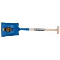 Draper Expert Contractors Square Mouth No.2 Shovel with Ash Shaft and T-Handle - 10877