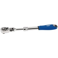Draper Expert Flexible Head Extending Reversible Ratchet, 3/8\" Square Drive 72 Tooth - 26810