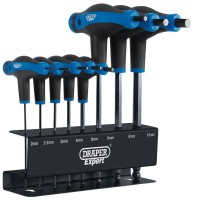 Draper Expert Soft Grip Metric Ball End Hex T-Handle Key Set (8 Piece) - 33873