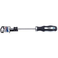 Draper Expert Plain Slot Soft Grip Screwdriver, 8 x 150mm - 34979