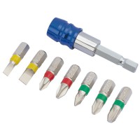 Draper Expert Coloured Screwdriver Bit Set (8 Piece) - 82400