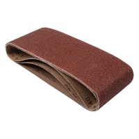 TREND AB/B100/80A - Aluminium Oxide Sanding Belt, 80 Grit, 100mm x 610mm, 3pc