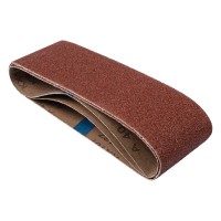 TREND AB/B75A/40A - Aluminium Oxide Sanding Belt, 40 Grit, 75mm x 533mm, 3pc