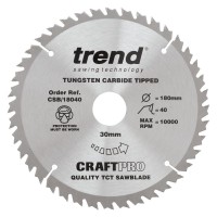 Trend Saw Blades - 180mm Diameter