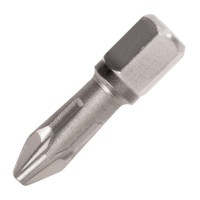 Trend Snappy 10pc No.2 Pozi Screwdriver Bit, 25mm Length - SNAP/IPZ2/10