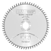 CMT Ultra Fine Finishing Saw Blade - Two-Sided Melamine 220mm dia x 3.2 kerf x 30 bore Z64 40HiATB