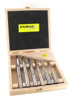 Famag 1601606 Slot mortise bit RH Set of 6pcs in Wooden Case