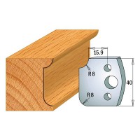 CMT SPINDLE MOULDER CUTTERS - Knives and Limiters 40mm - profile 174 690.174 - 691.174 Package