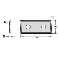 CMT 10pk Standard Indexable Knives 28.3mm x 12 x 1.5 RH - K1920 - 790.283.12