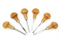 Stubai 580006 - Stubai 6 Piece Palm Carving Tool Set