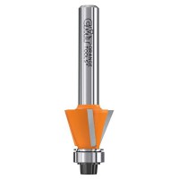 CMT Combination trimmer router bits - 17.45 dia x 9.5mm cut x 1/4 shank, 22 deg