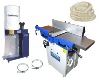 Charnwood PT10S 10\" Planer Thicknesser, Spiral Block and Extractor Package SAVE 319