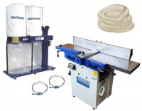 Charnwood PT12S 12\" Planer Thicknesser, Spiral Block and Extractor Package SAVE 439