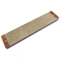 Beber 95585 Leather Knife Strop on a Rosewood Board