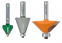 Chamfer, Bevel and V Groove Router Cutters