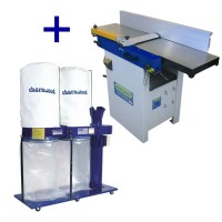Charnwood Package Deal - W590 Planer Thicknesser & Dust Extractor - Save 600!