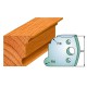 CMT SPINDLE MOULDER CUTTERS - Knives and Limiters 40mm - profile 053 - 690.053 - 691.053 Package