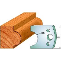 CMT SPINDLE MOULDER CUTTERS - Knives and Limiters 40mm - profile 119