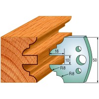 CMT SPINDLE MOULDER CUTTERS - Knives and Limiters 50mm - profile 523