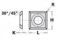 CMT 10pk Standard Indexable Knives 12mm x 12 x 1.5 - K1920 - 790.120.20