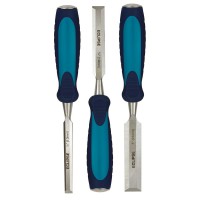 Eclipse 3 Pc Bevel Edge Wood Chisel Set - 1/2, 3/4, 1 Inch