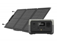 EcoFlow RIVER 2 Portable Power Station 256Wh with 60W Solar Panel