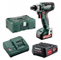 Metabo PowerMaxx SSD 12 1/4\" Impact Driver, 2 x 12V 2.0Ah, SC30 Charger, Carry case