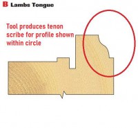 Trend Modular Window System SCRIBE HEAD 30MM Tool Number 102