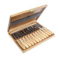 Narex 12 Piece Set Carving Chisels and Knives - Wood Line Standard - 894850