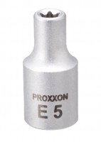 Proxxon 1/4\" Drive External Torx Socket - E5 - 23790