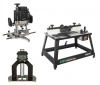 Trend T11EK Plunge Router Set PLUS CRT/MK3 Router Table and Depth Gauge Package