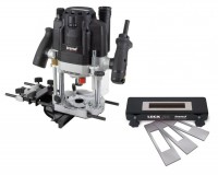 Trend T8EK 2200W 1/2\" Dual-Mode Plunge Router Set PLUS Lock Jig