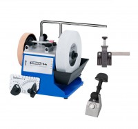 Tormek T-4 Original with the KJ-45 Centering Knife Jig and SVM-00 Small Knife Holder