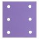 Trend Aluminium Oxide Quarter Sheet Sanding Pad, 115 x 107mm, 120G 6-Hole (10 Pack) - AB/QTR1/120A