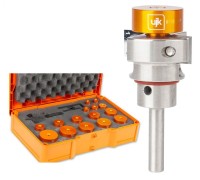 UJK 2 Wing Rebate Cutter with Metric Collars - 8mm shank - 720900