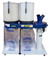 Charnwood W792CF Double / Twin Bag Dust Extractor 2200w, 240v With HEPA Filter Cartridges
